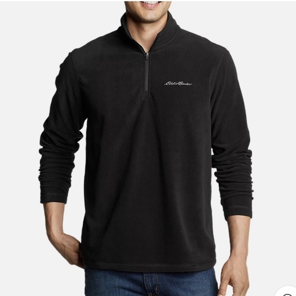 Eddie Bauer Men's Fast Fleece 100 1/4-Zip XL - Picture 1 of 8